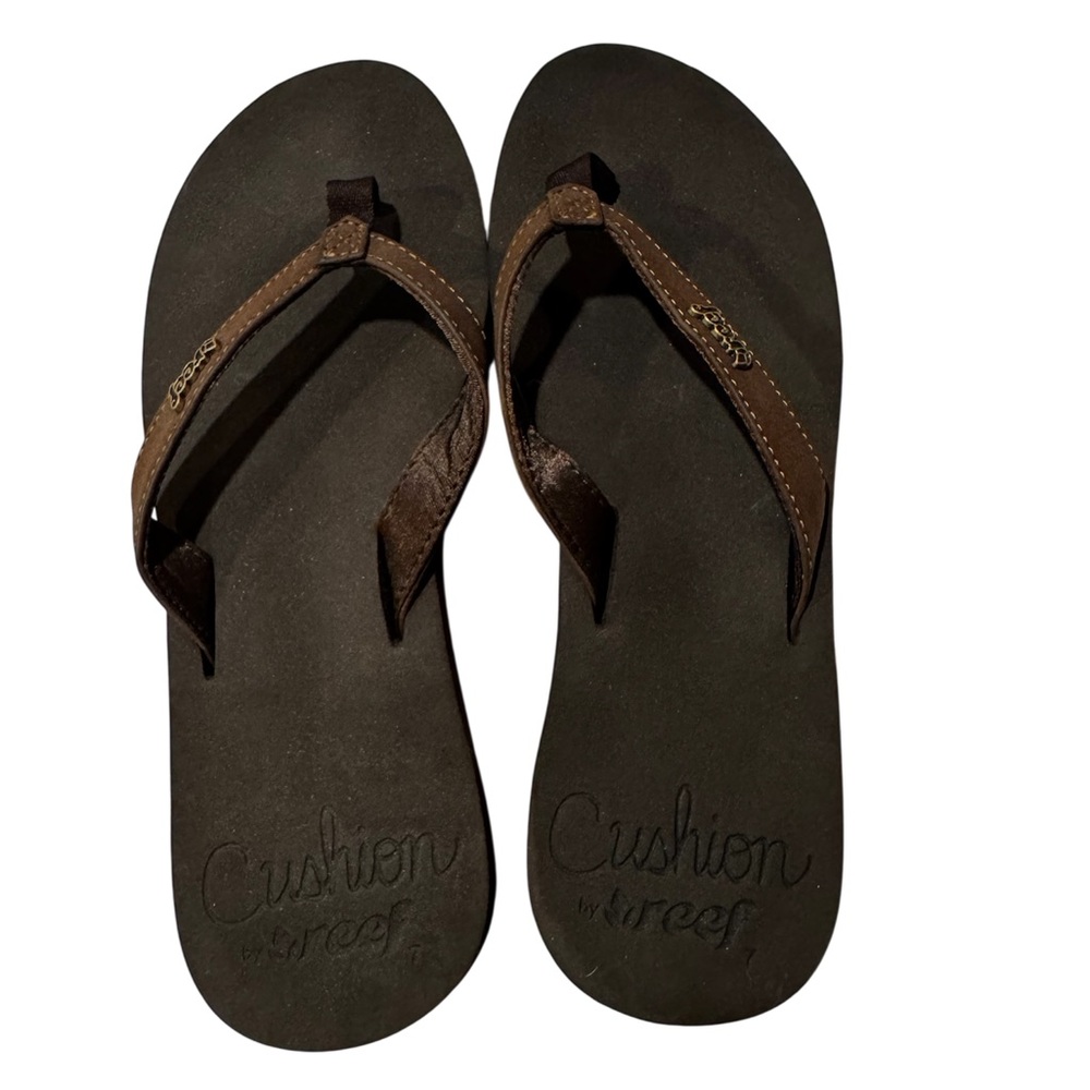 Reef Brown Cushioned Thong Sandals